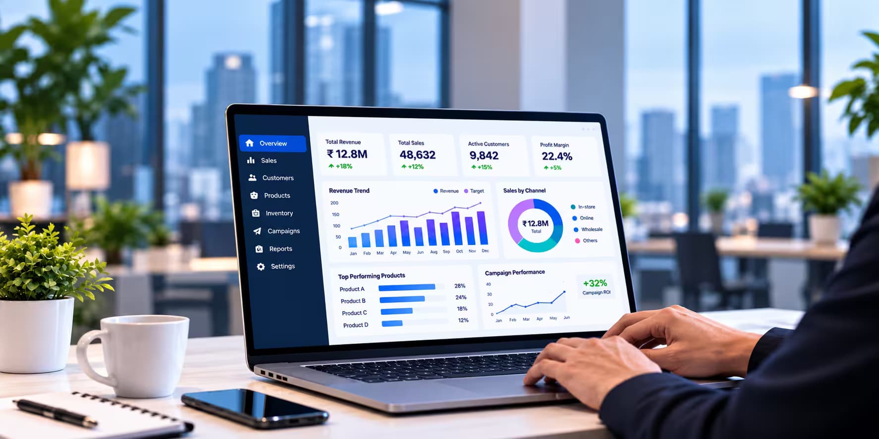 AI Business Analytics & Growth Platform